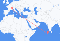 Flights from Malé to Nice