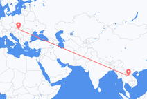 Flights from Vientiane to Budapest