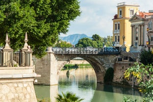 Granada, Andalusia,Spain Europe - Panoramic view of Alhambra.