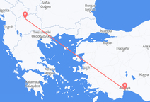 Flug frá Skopje til Antalya