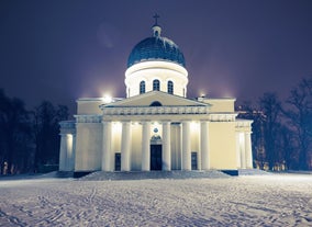 Beautiful summer view of centre Chisinau.