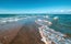 Photo of Grenen beach at Skagen in Denmark where two seas meet, namely the Skagerrak and the Kattegat.