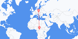 Central African Republic to Austria