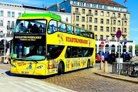 Hamburg: Hop-On Hop-Off Tour - Gul dubbeldäckare