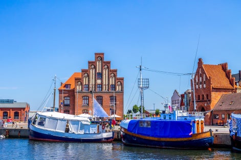 Old city of Wismar, Baltic Sea, Germany