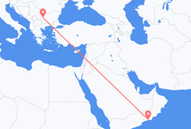 Flyreiser fra Salalah, til Sofia