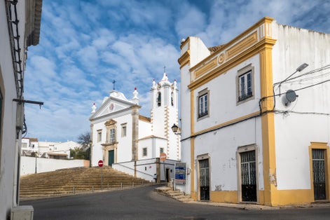 Igreja Matriz church, Estoi, Algarve,Portugal.