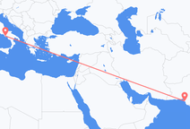 从卡拉奇飞往那不勒斯的航班