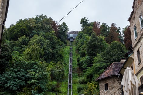 Photo of Funicular to Ljubljana Castle, Slovenia;