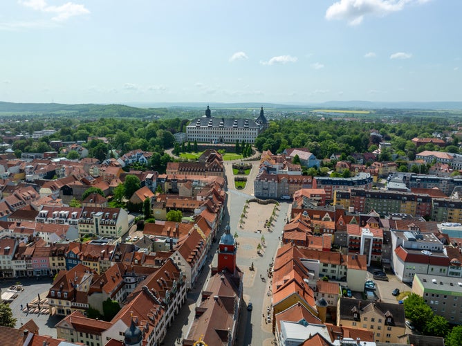 Photo of Gotha in East Germany in thuringia .