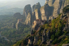 From Athens: Meteora Caves & Monasteries Day Trip by Train