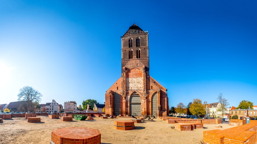 Ruin of Church in Wismar, Germany