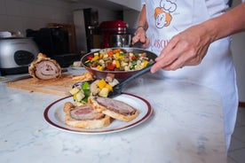 Clase de cocina privada en la casa de una Cesarina en Pavia