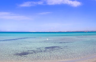 Photo of  view at the bay and port in Pizzo, Calabria, Italy.