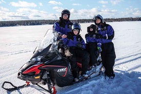 From Rovaniemi: Family Snowmobiling Trip