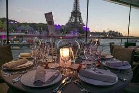 Paris Menu Middag Night Cruise-Bateaux Parisien