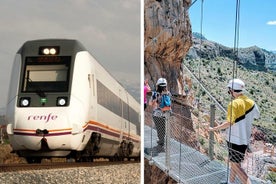 Caminito del Rey de trem saindo de Sevilha