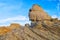 Photo of The Sphinx of Bucegi Mountains, legendary landmark of Romania, Europe.