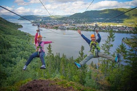 Expérience de tyrolienne à Mosjøen