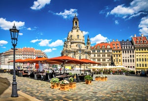 Photo of Tuebingen in the Stuttgart city ,Germany Colorful house in riverside and blue sky. 