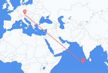 Flyrejser fra Malé til Salzburg