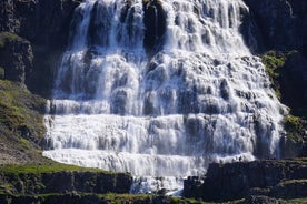 Dynjandi Waterfall in a Supertruck