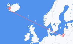 Flights from Reykjavík to Szczytno