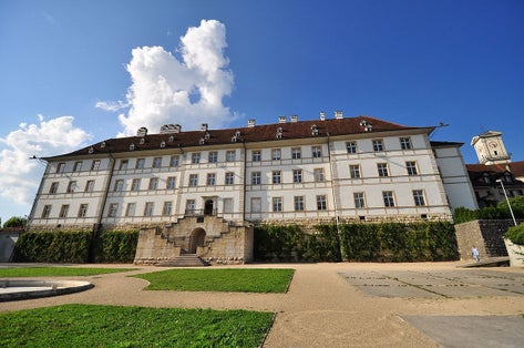 photo of Château de Delémont (Prince-Bishops' Castle) in Delémont, Switzerland.