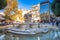 Photo of Venetian Morosini Fountain in the Lions square, Heraklion, Crete, Greece.