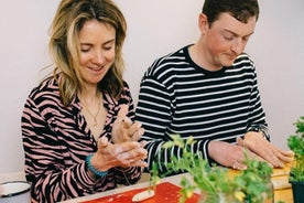 Clase de cocina de pasta sin gluten con el chef de pasta de Nápoles