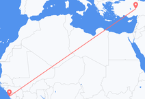 Flyrejser fra Freetown til Kayseri