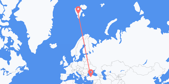 Flights from Svalbard & Jan Mayen to Turkey