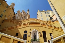 Rundgang durch die Altstadt von Menton, Frankreich