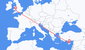 Flights from Wales to Cyprus