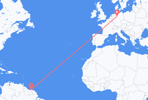 Paramaribo to Hanover