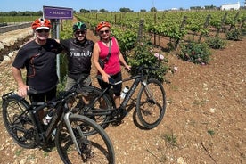 E-Bike, focaccia e vinho