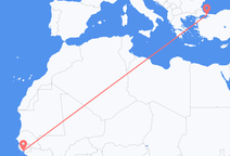 Flights from Bissau to Istanbul