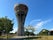 Photo of Vukovar water tower memorial monument, a symbol of Croatian unity, Croatia.