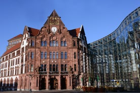 Photo of panorama of New City Hall in Hannover in a beautiful summer day, Germany.