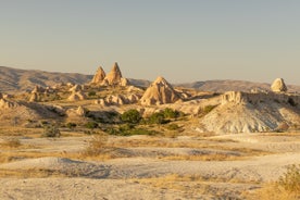 Photo of Cappadocia that is known around the world as one of the best places to fly with hot air balloons. Goreme, Cappadocia, Turkey.