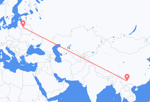 Flights from Kunming to Vilnius