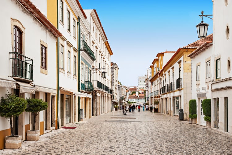 Photo of Tomar city center, Santarem District in Portugal.