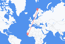 Vuelos de Freetown a Kiruna