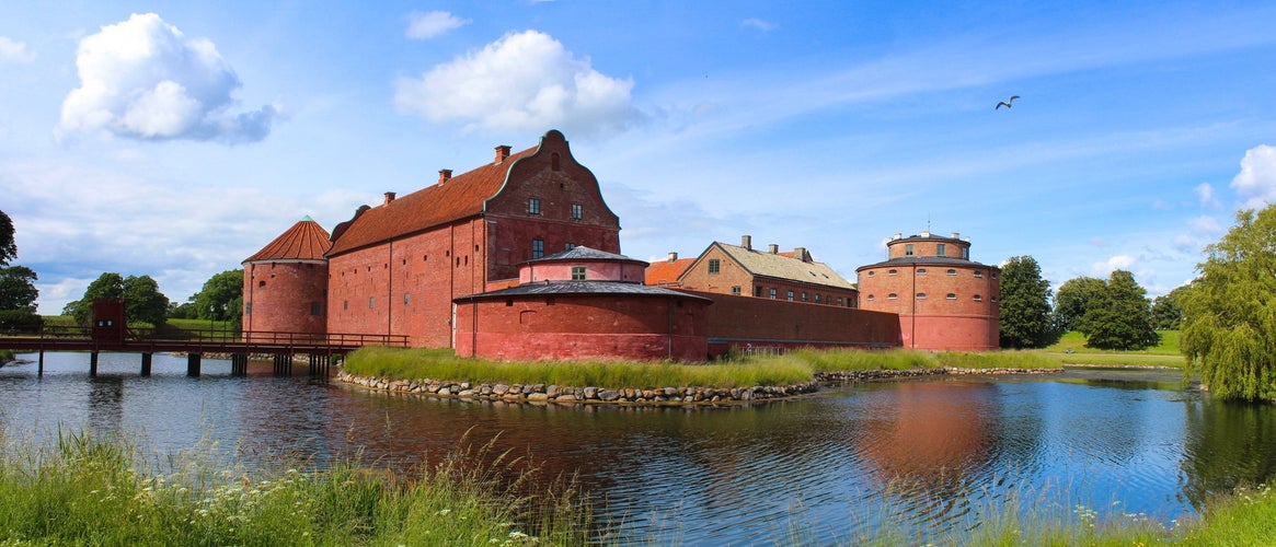 photo off view of Landskrona slott, Landskrona Citadel in Sweden :