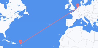 St. Barthélemy nach die Niederlande