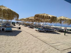 Photo of Cunda Island coastline view in Ayvalik Town of Turkey.