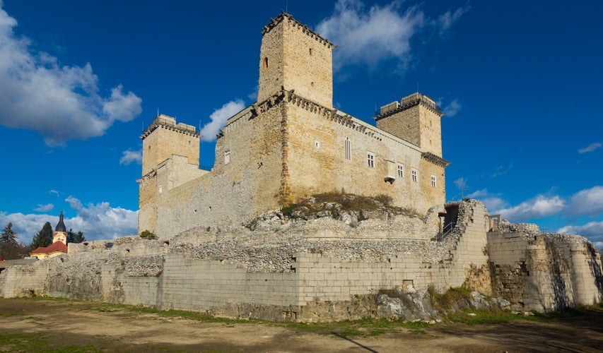 Gothic castle of Diosgyor most spectacular tourist sight of Miskolc, Hungary