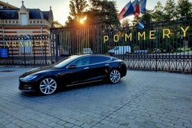 100% electric airport transfer From Reims and Epernay to Paris