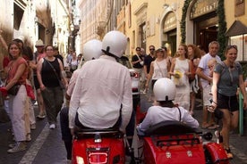 Rome 3 hours Vespa Sidecar Private Tour with Gelato