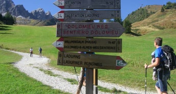 Trekking over the Alps from Innsbruck to Sterzing